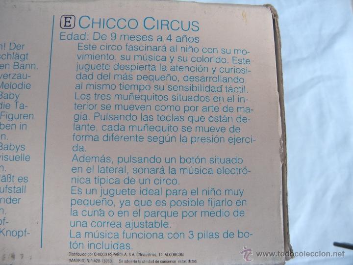Juegos antiguos: CHICCO CIRCUS DE CHICCO. CIRCO - Foto 2