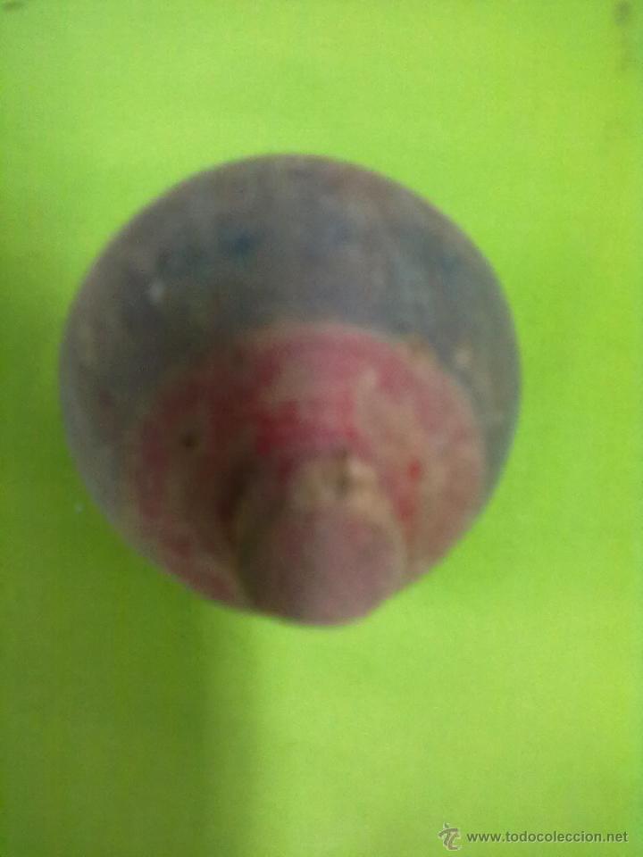 Juegos antiguos: TROMPA PEONZA MADERA - Foto 2