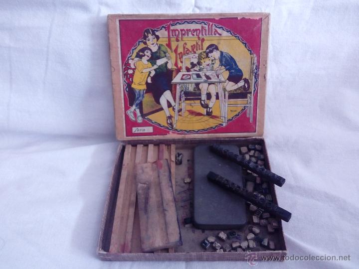 Juegos antiguos: IMPRENTILLA INFANTIL - Foto 1