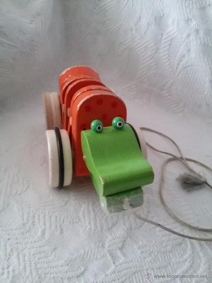 Juegos antiguos: ANTIGUO JUGUETE DE MADERA - Foto 4