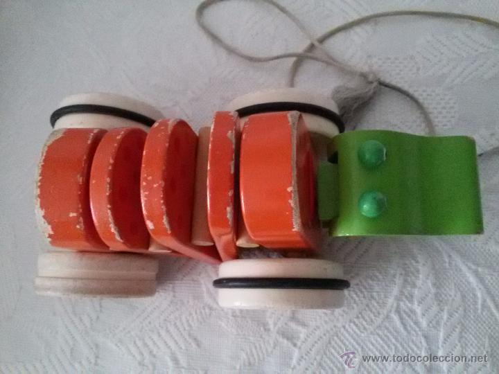 Juegos antiguos: ANTIGUO JUGUETE DE MADERA - Foto 5