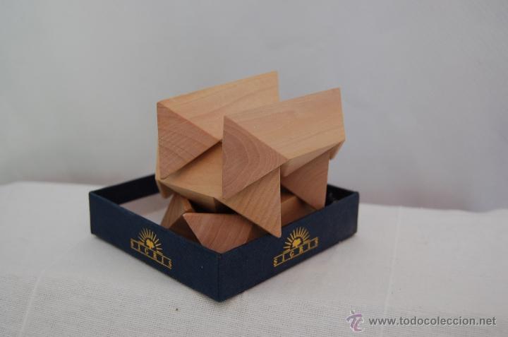 Juegos antiguos: TANGRAM SIGRIS. JUEGO EN MADERA - Foto 1