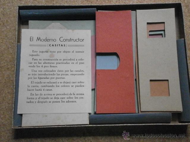Juegos antiguos: JUEGO DE MESA EL MODERNO CONSTRUCTOR    CASITAS-1,3 - Foto 2
