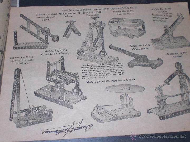 Juegos antiguos: Antiguas intrucciones mecano - Foto 2