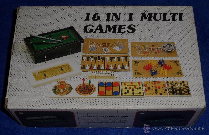 Juegos antiguos: 16 in 1 Multi Games - Multi Juegos 16 en 1 - Foto 1