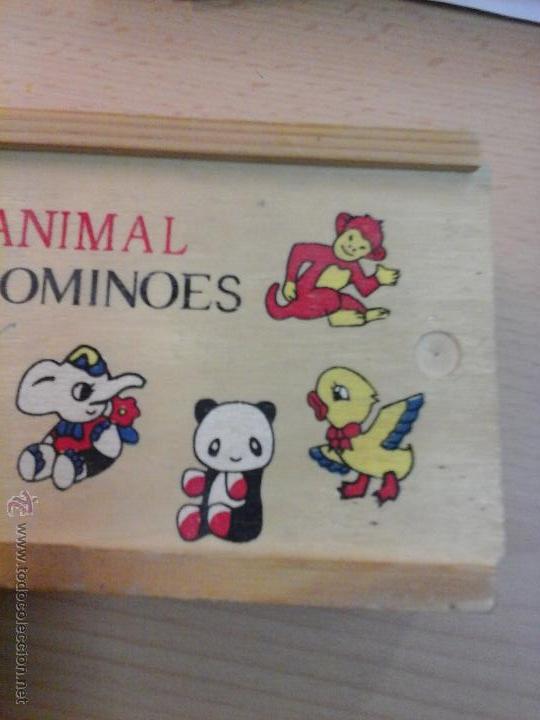Juegos antiguos: Domino infantil de animales - Foto 1