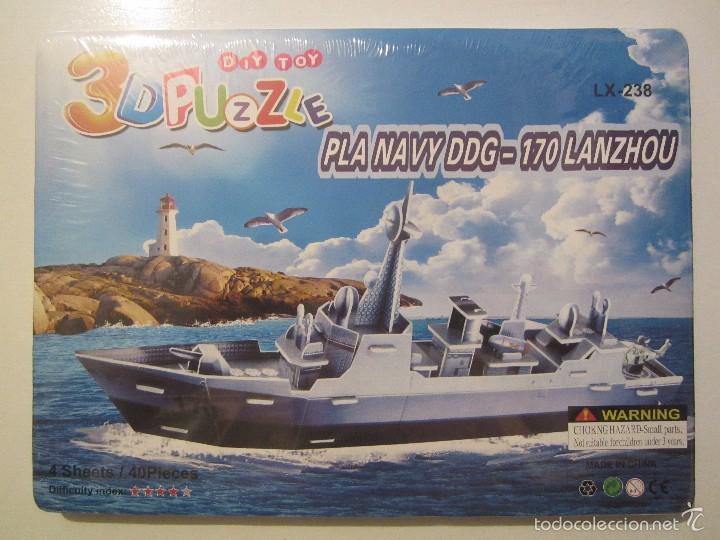 Juegos antiguos: KIT MONTAJE 3D PUZZLE LANCHA - Foto 1