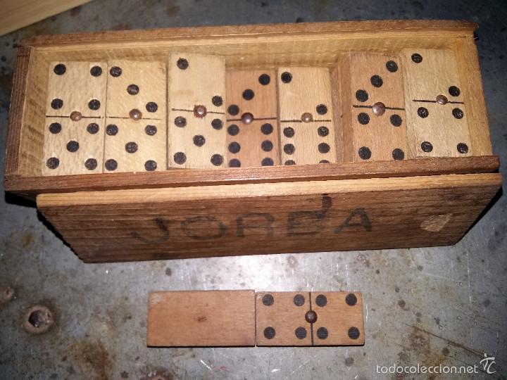 Juegos antiguos: Domino de madera JORBA - Foto 1