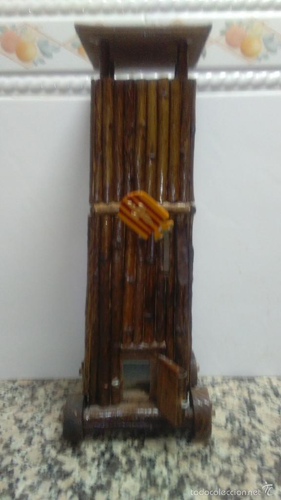 Juegos antiguos: TORRE DE ASALTO DE MADERA HUCHA - Foto 2