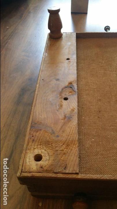 Juegos antiguos: ANTIGUO FUTBOLIN DE MADERA - Foto 14