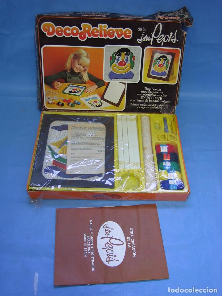 Juegos antiguos: 10 juego decore relieve de la Srta Pepis - Foto 1