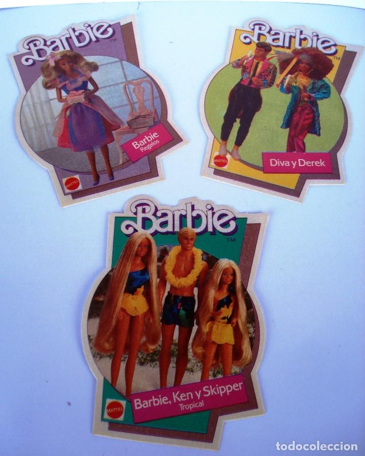 juego 3 pegatinas originales serie barbie, nuev - Comprar Juegos antiguos variados en ...