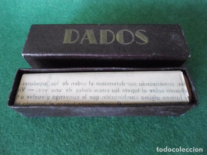 Juegos antiguos: ANTIGUO JUEGO DE DADOS DE MADERA - Foto 3