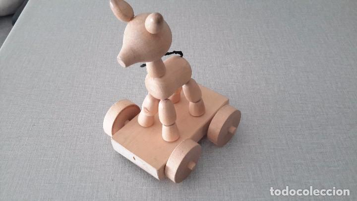 Juegos antiguos: FIGURA FLEXIBLE DE MADERA. - Foto 1