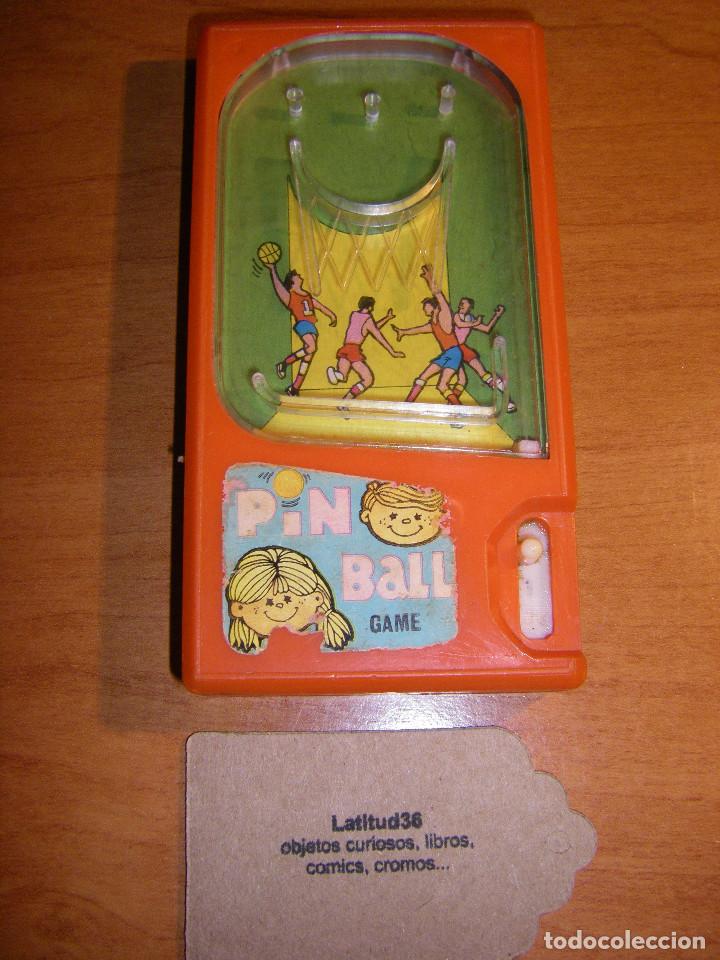 Juegos antiguos: Pin ball game de bolsillo. funciona - Foto 1