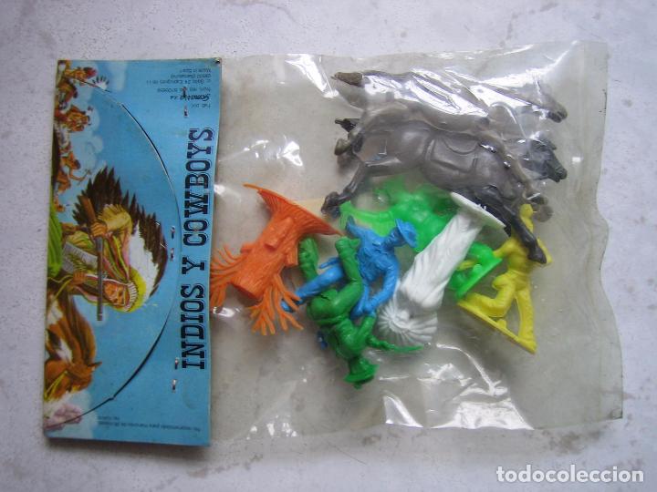Juegos antiguos: Blister de indios y vaqueros de Gomarsa - Foto 1
