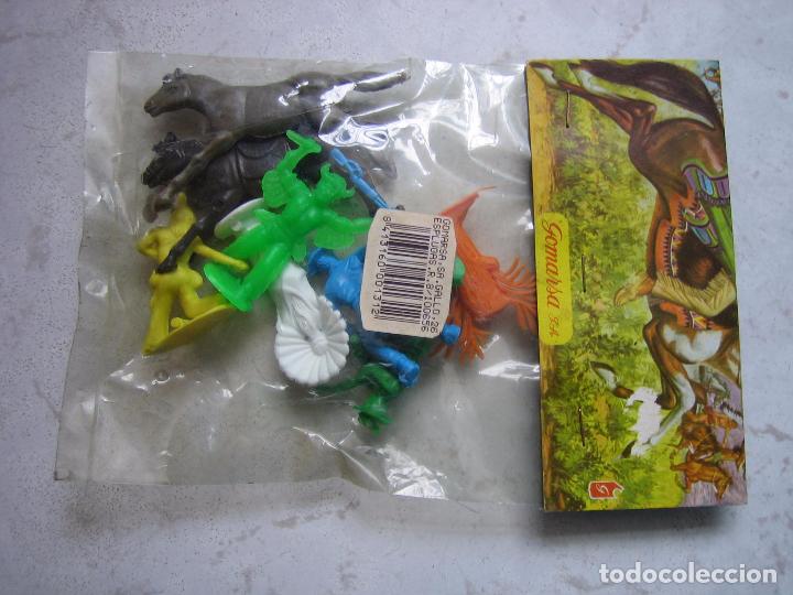 Juegos antiguos: Blister de indios y vaqueros de Gomarsa - Foto 2
