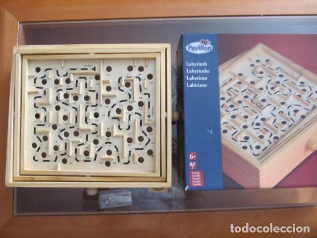 Juegos antiguos: JUEGO LABERINTO PAVILION EN MADERA LABERINTO EN MADERA - Foto 1