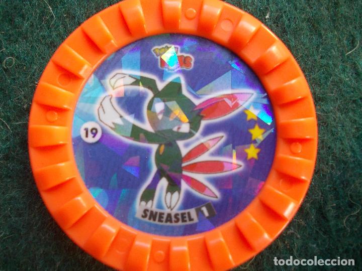 Juegos antiguos: Tazo Pokemon roks n&ordm; 19 - Foto 1
