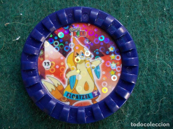 Juegos antiguos: Tazo Pokemon roks n&ordm; 13 - Foto 1