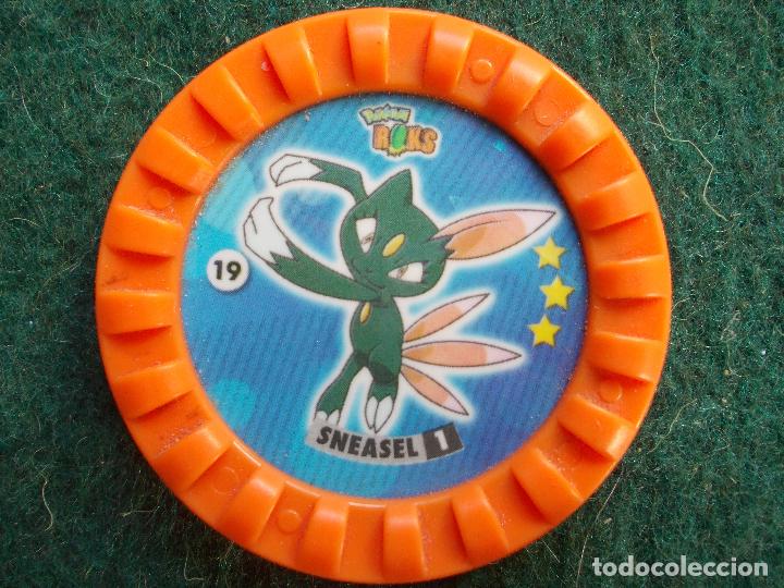 Juegos antiguos: Tazo Pokemon roks n&ordm; 19 - Foto 1