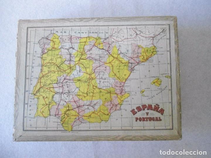 Juegos antiguos: ANTIGUO ROMPECABEZAS EN CARTON DE BORRAS - Foto 1
