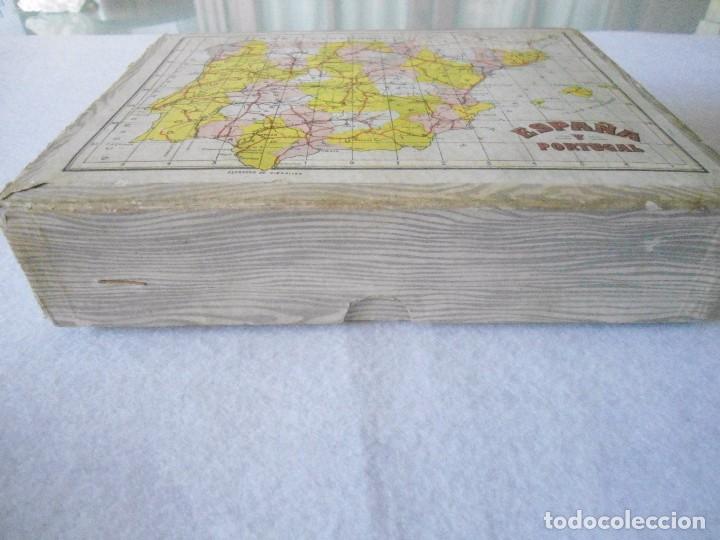 Juegos antiguos: ANTIGUO ROMPECABEZAS EN CARTON DE BORRAS - Foto 2