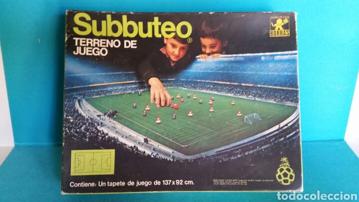 Juegos antiguos: CAJA SUBBUTEO TERRENO DE JUEGO - Foto 1
