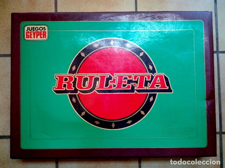 Juegos antiguos: Juego de Mesa Ruleta Geyper - Foto 1