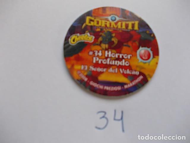 Juegos antiguos: Gormiti 2008 tazos n&ordm; 34 - Foto 1