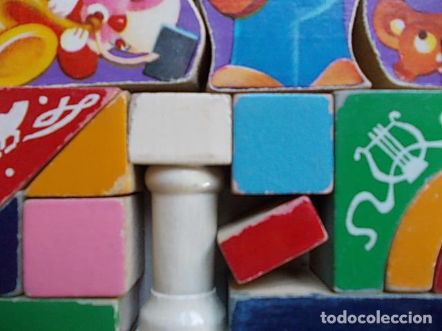 Juegos antiguos: Juguete de bloques de animales - Foto 4