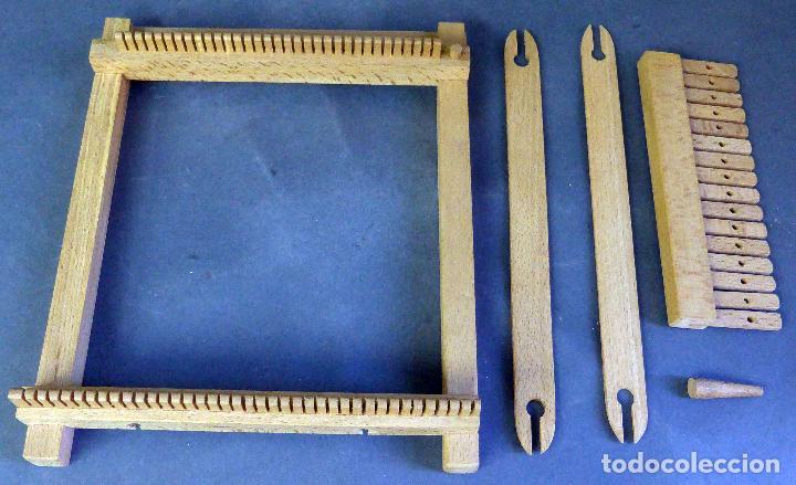 Juegos antiguos: Telar infantil madera a&ntilde;os 40 - 50 - Foto 2