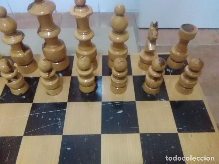 Juegos antiguos: Ajedrez tama&ntilde;o grande - Foto 2