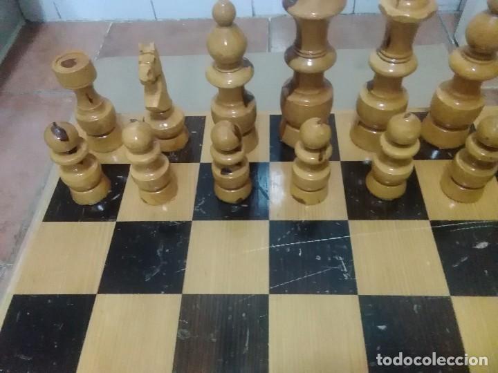 Juegos antiguos: Ajedrez tama&ntilde;o grande - Foto 3
