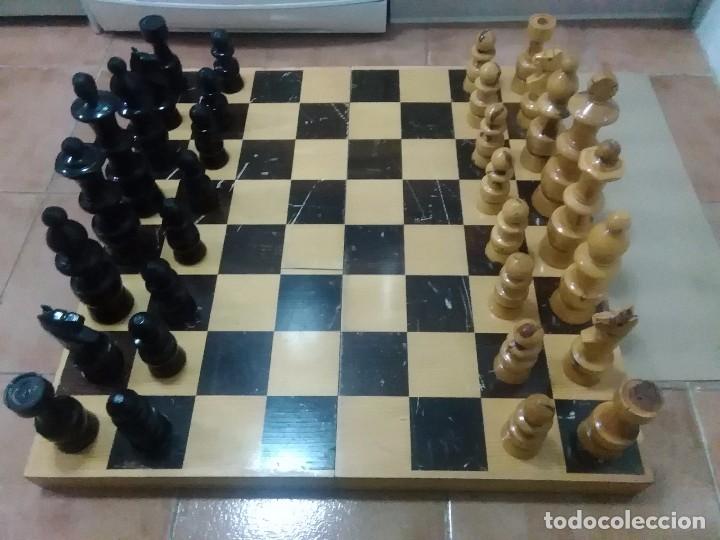 Juegos antiguos: Ajedrez tama&ntilde;o grande - Foto 7