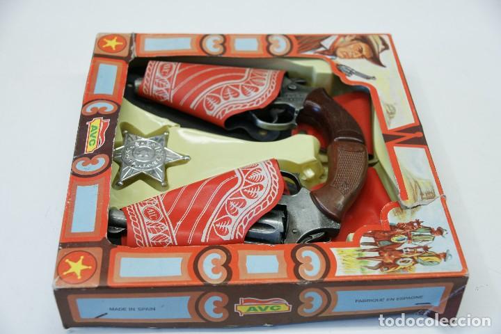 Juegos antiguos: Set pistolero AVC Ref.131 Made in Spain - Foto 2