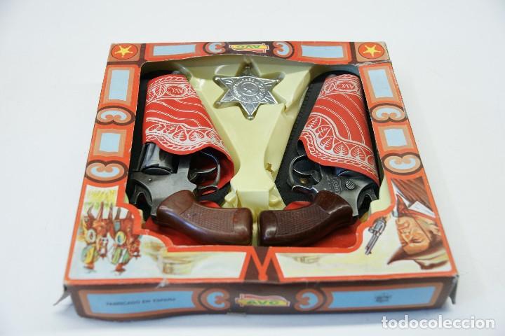 Juegos antiguos: Set pistolero AVC Ref.131 Made in Spain - Foto 3