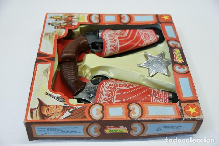 Juegos antiguos: Set pistolero AVC Ref.131 Made in Spain - Foto 4