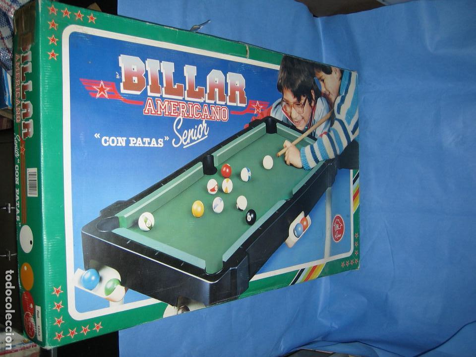 Juegos antiguos: Billar americano de Rima - Foto 1