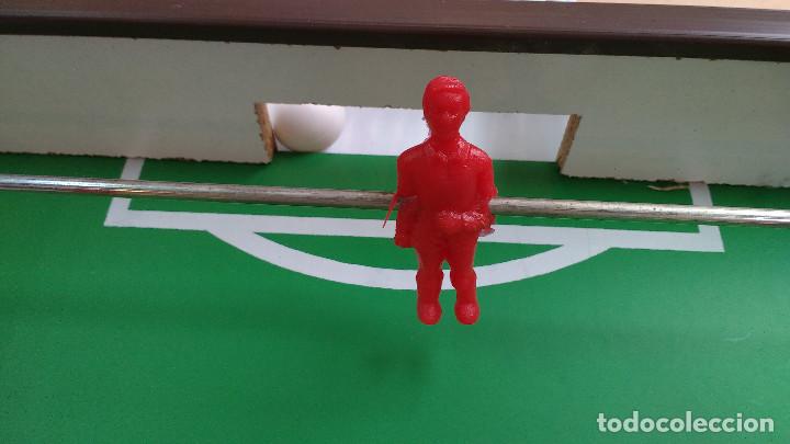 Juegos antiguos: FUTBOLIN MADERA DE JUMAC - Foto 3