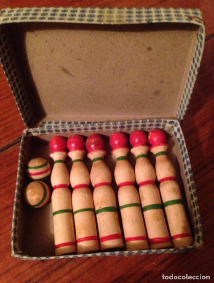 Juegos antiguos: Caja de bolos de 1930-40 - Foto 1