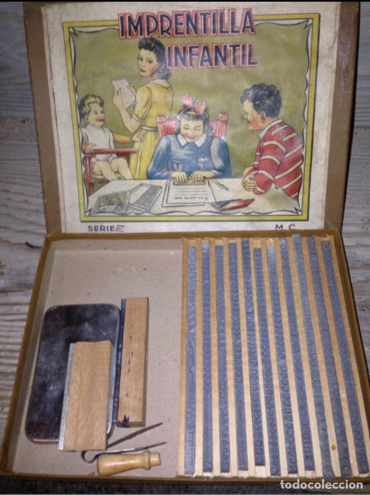 Juegos antiguos: Imprentilla en caja 1930 original - Foto 1