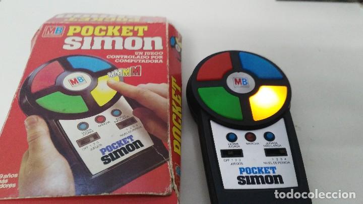 Juegos antiguos: JUEGO DE MB SIMON POCKET  FUNCIONANDO - Foto 3