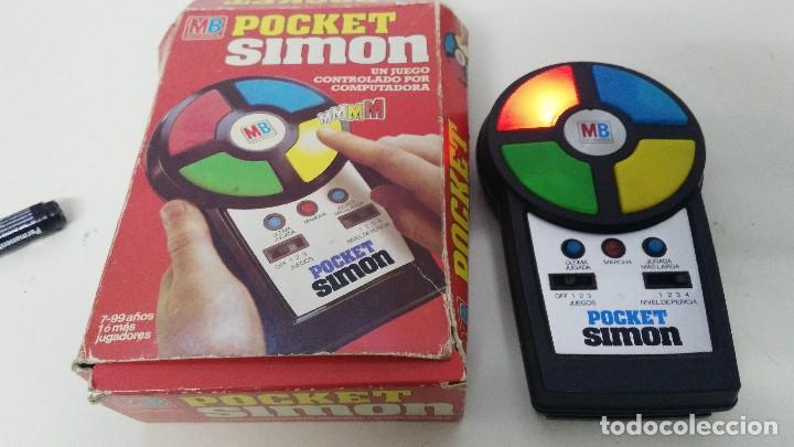 Juegos antiguos: JUEGO DE MB SIMON POCKET  FUNCIONANDO - Foto 4