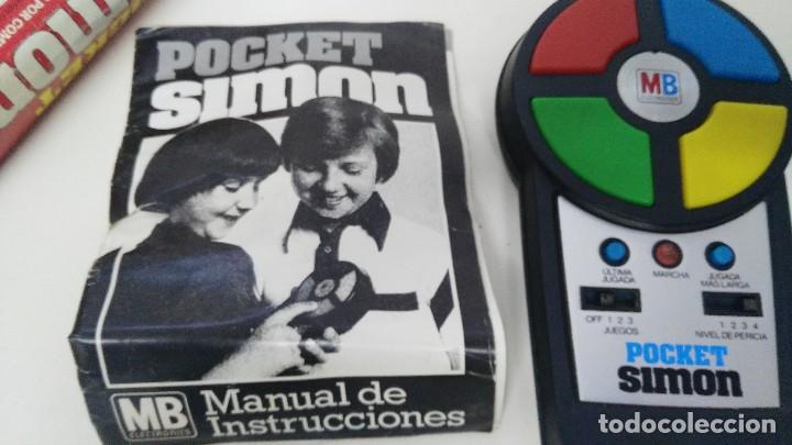 Juegos antiguos: JUEGO DE MB SIMON POCKET  FUNCIONANDO - Foto 12