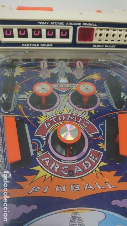 Juegos antiguos: Atomic Pinball de Tomy. Funcionando. Con caja original - Foto 4