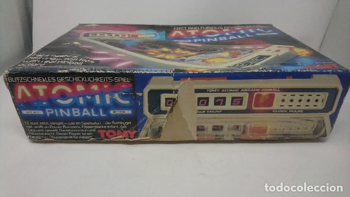 Juegos antiguos: Atomic Pinball de Tomy. Funcionando. Con caja original - Foto 8