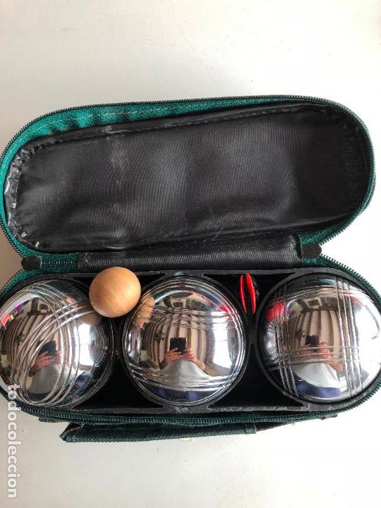 Juego de Petanca 3 bolas de acero + Bolso + Accesorios set de
