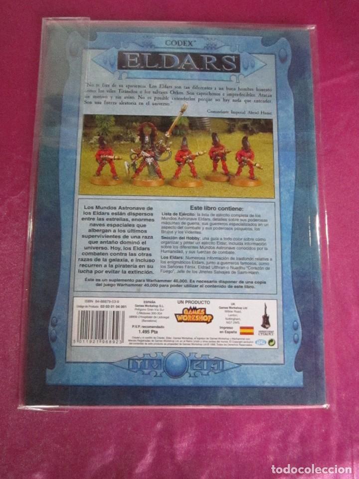 Juegos antiguos: CODEX ELDARS. WARHAMMER 40.000 . GAMES WORKSHOP JUEGO DE ROL. L6 6 - Foto 2