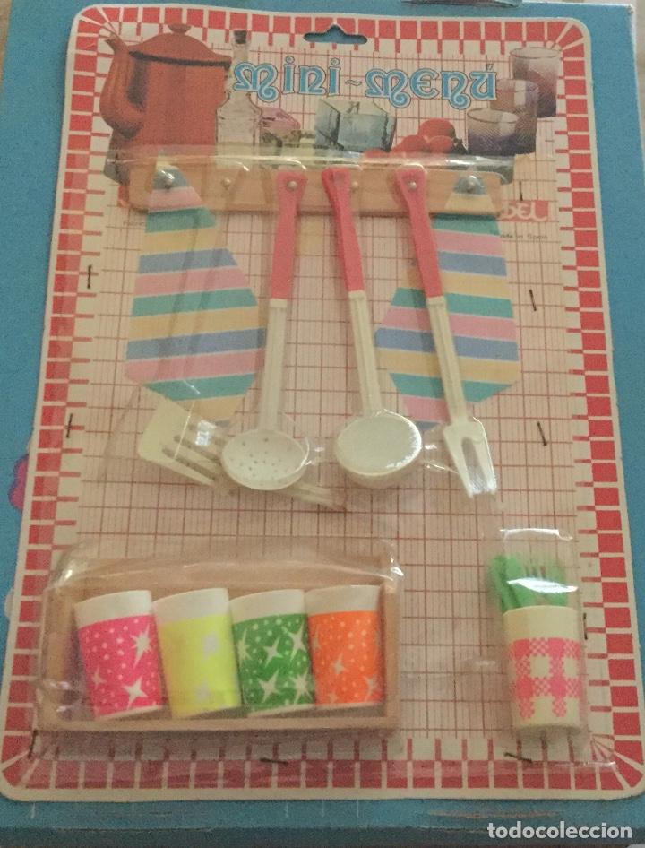 Juegos antiguos: BLISTER original conjunto cocinita. - Foto 2